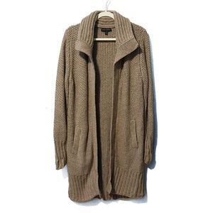 Banana Republic | Italian Yarn Alpaca Merino Chunky Knit Long Cardigan Coat | M